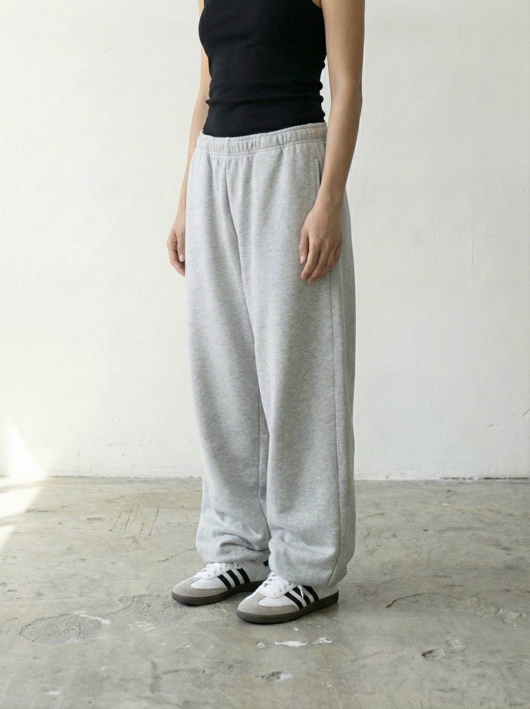Baggy Sweat pants - Ash Gery