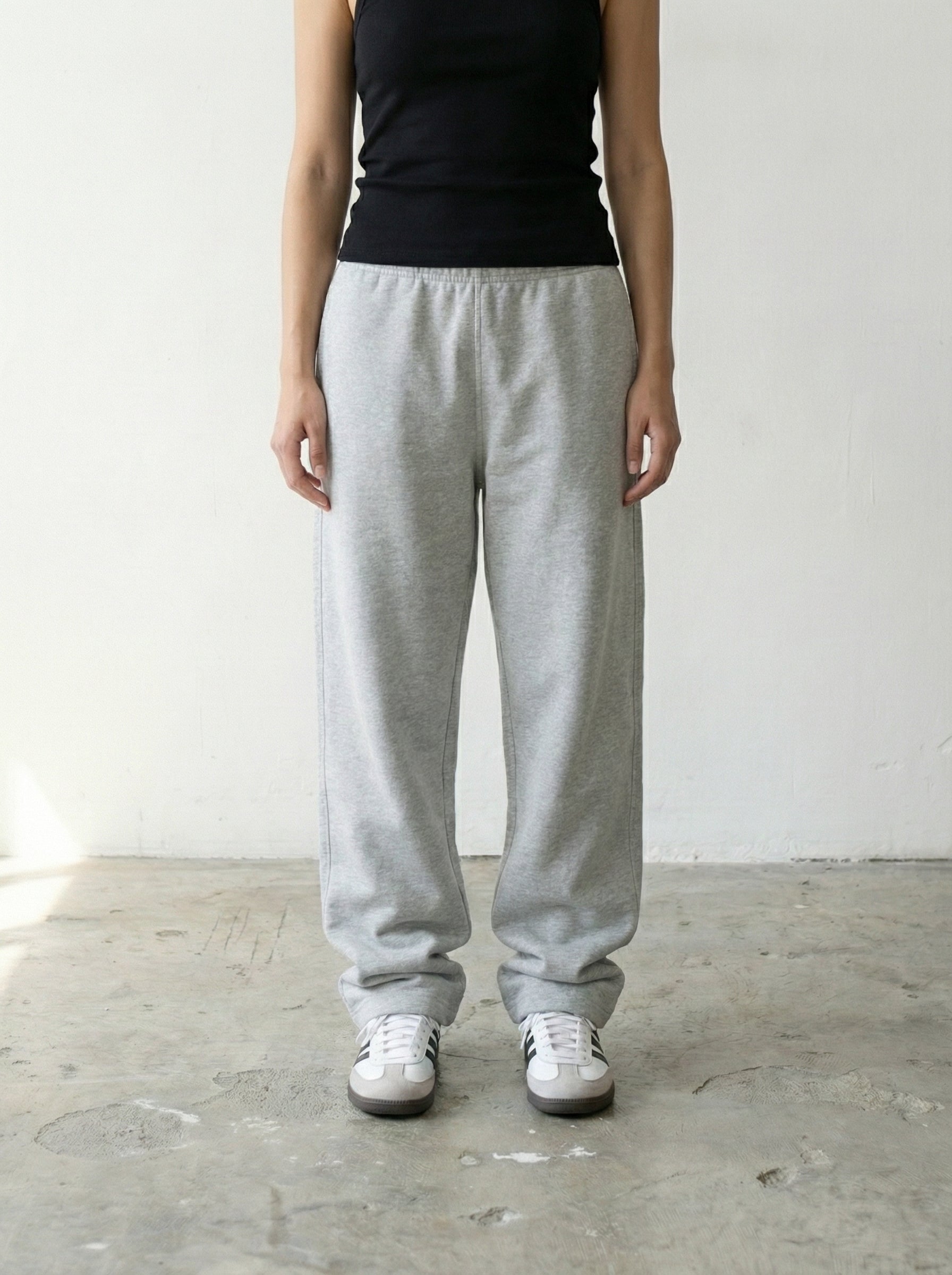 Baggy Sweat pants - Ash Gery