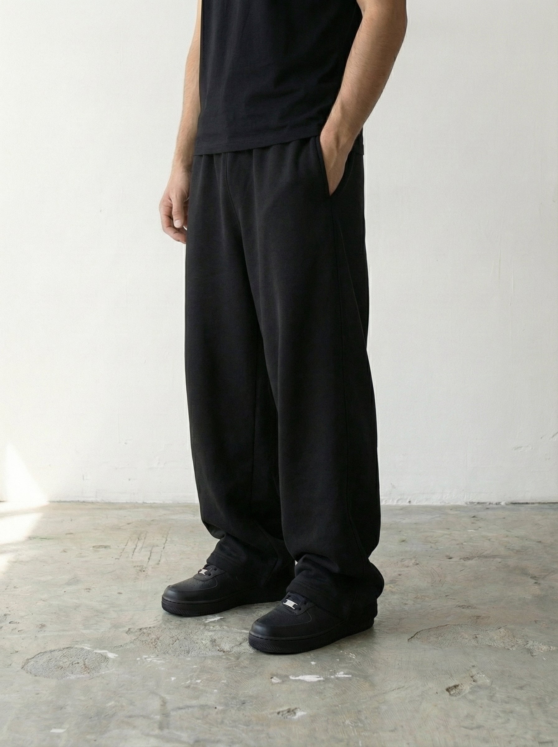 Baggy Sweat pants - Black