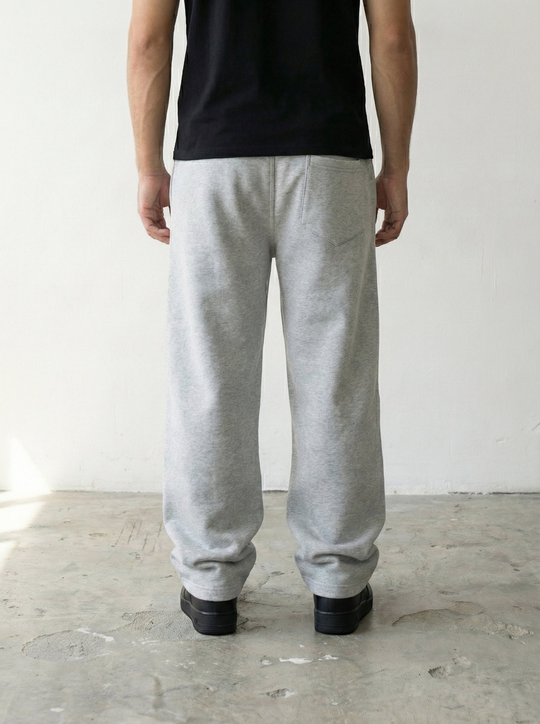 Baggy Sweat pants - Ash Gery