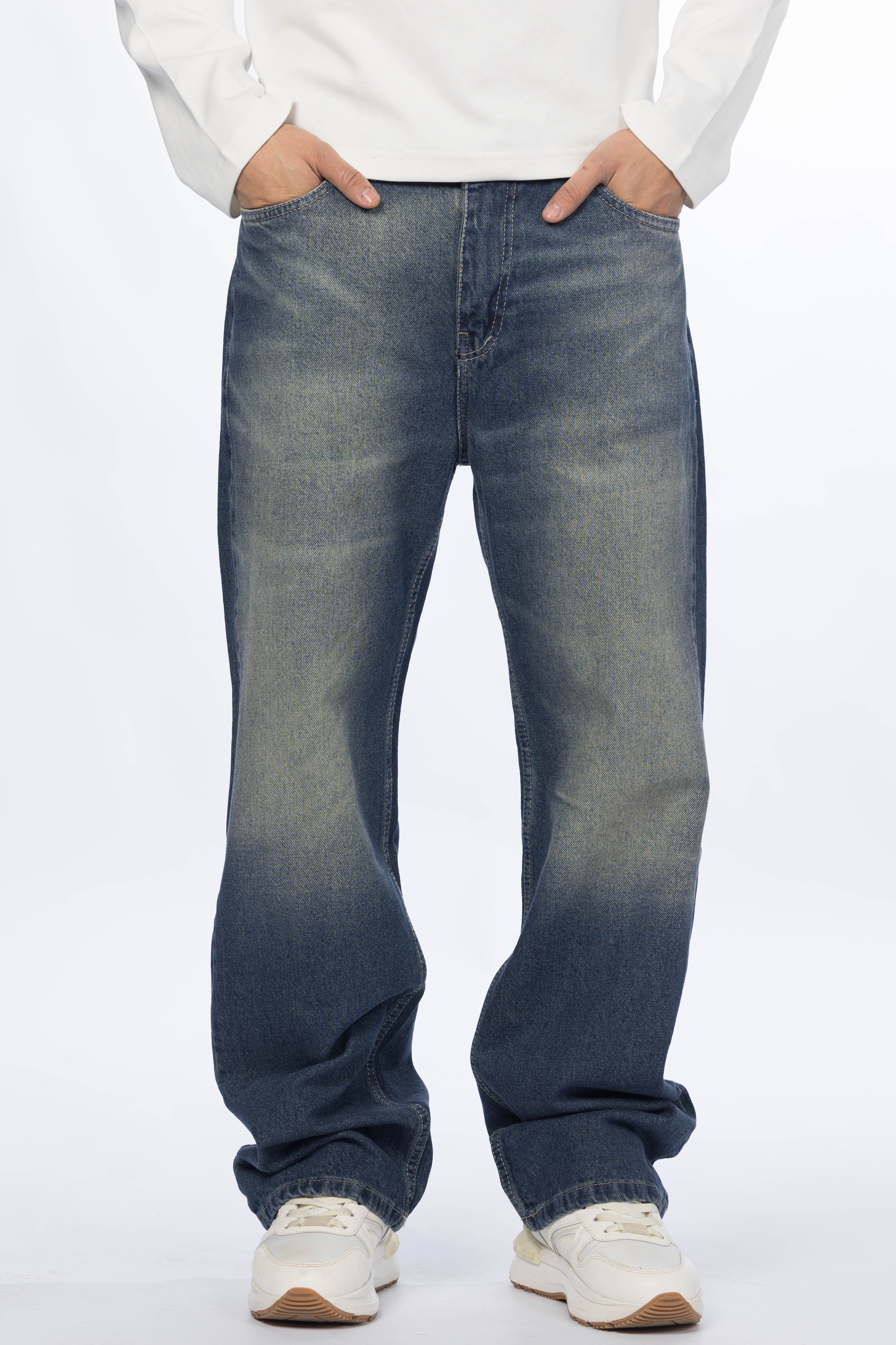 Wide Leg Jeans – Vintage Dark Blue