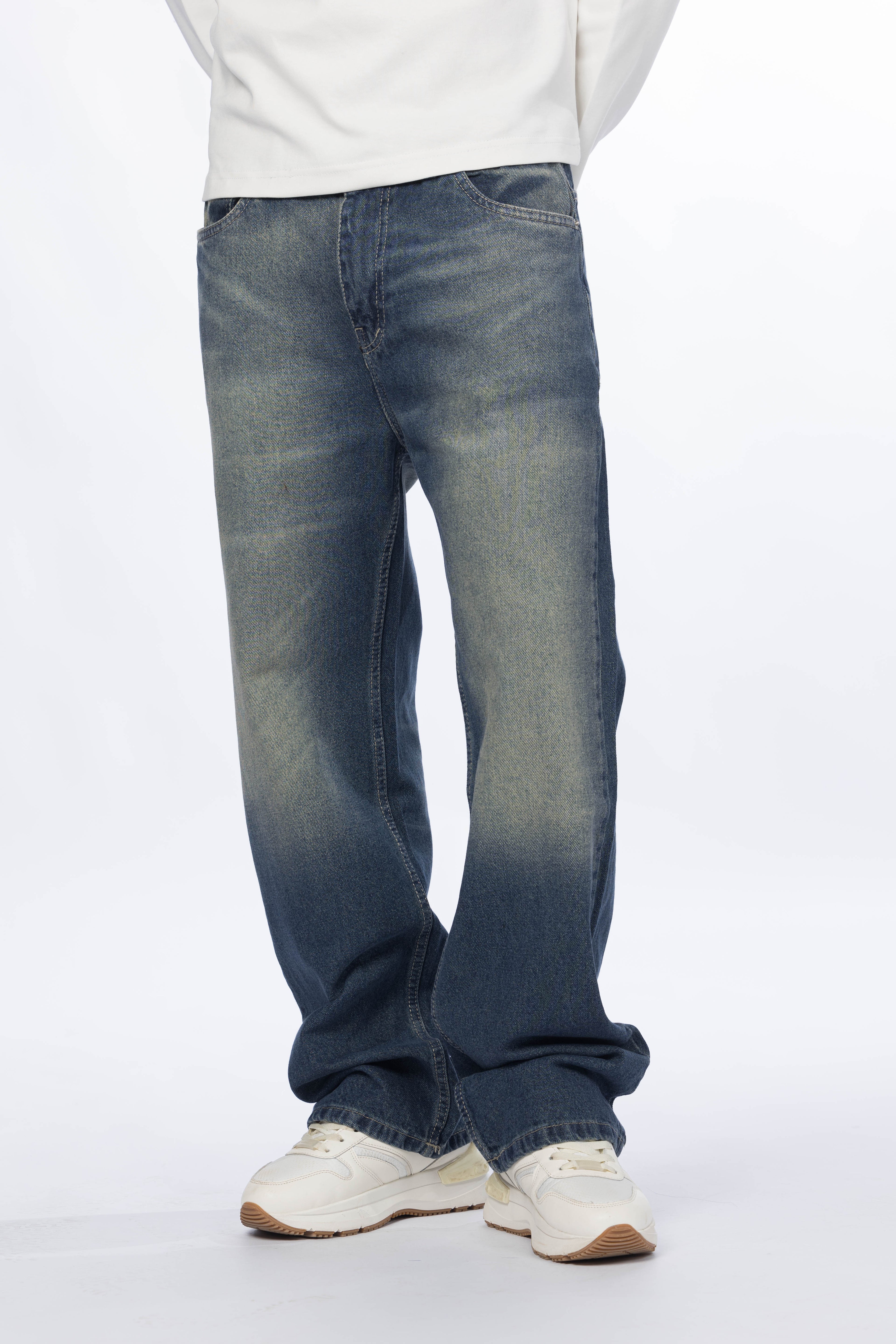 Wide Leg Jeans – Vintage Dark Blue