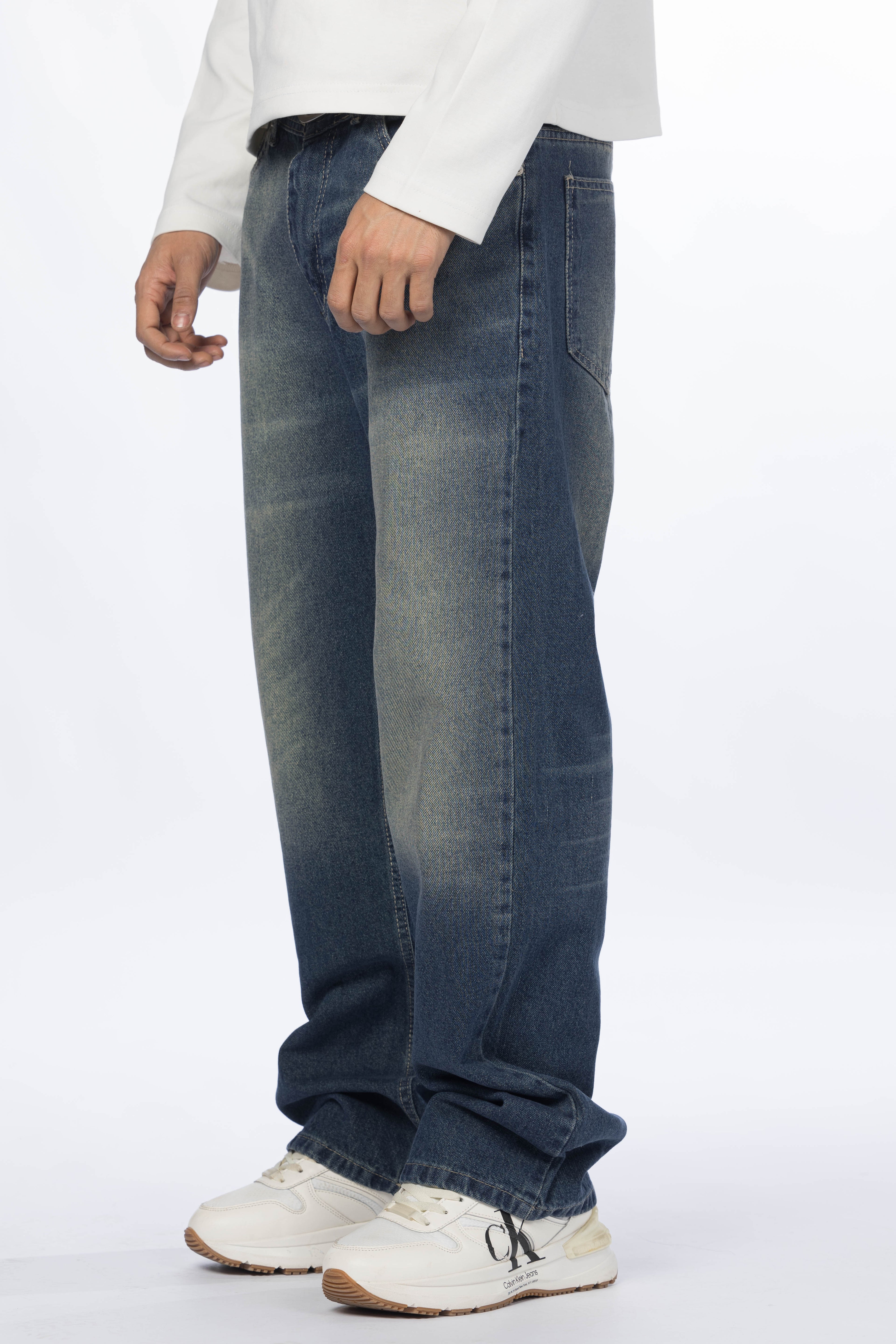 Wide Leg Jeans – Vintage Dark Blue