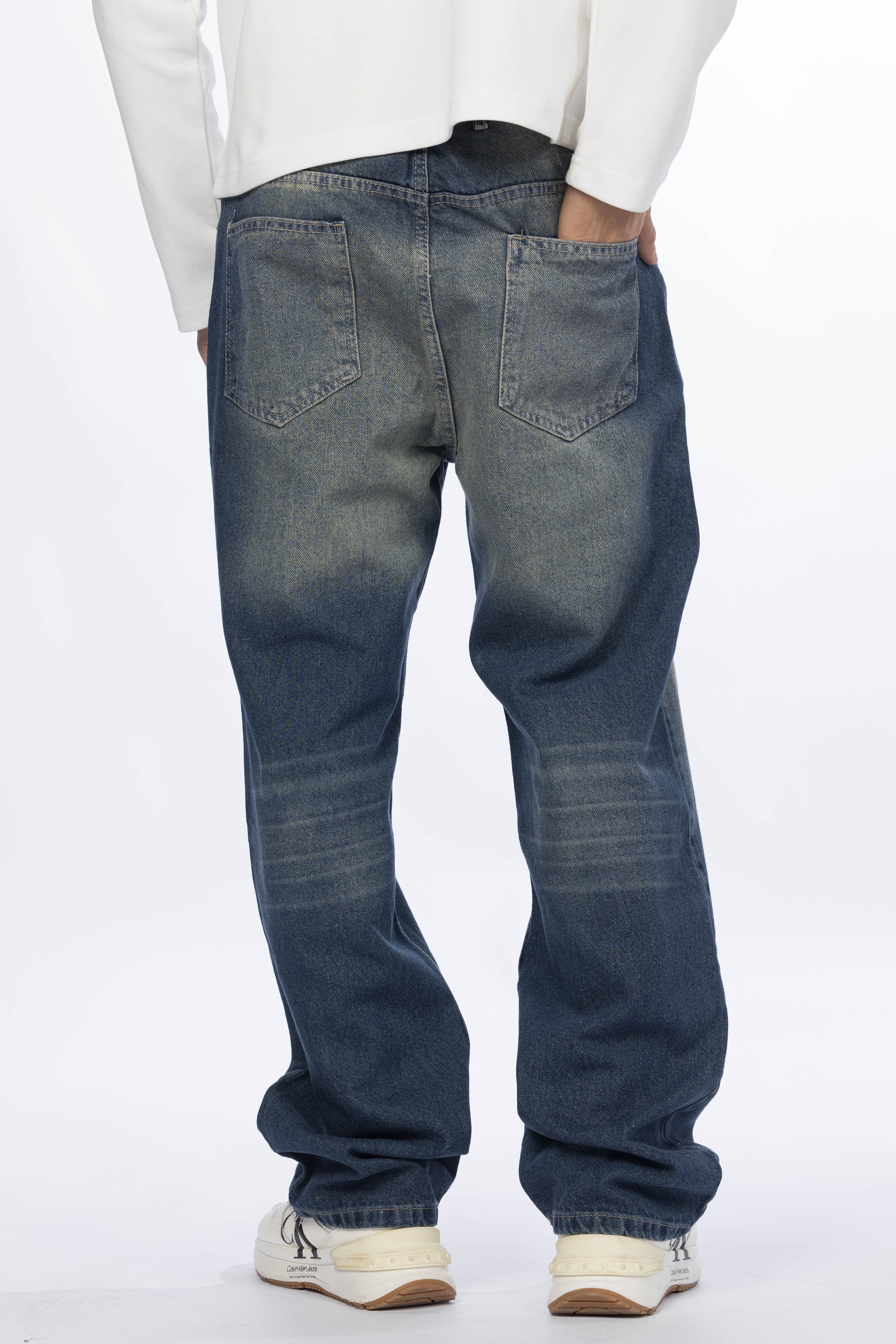 Wide Leg Jeans – Vintage Dark Blue