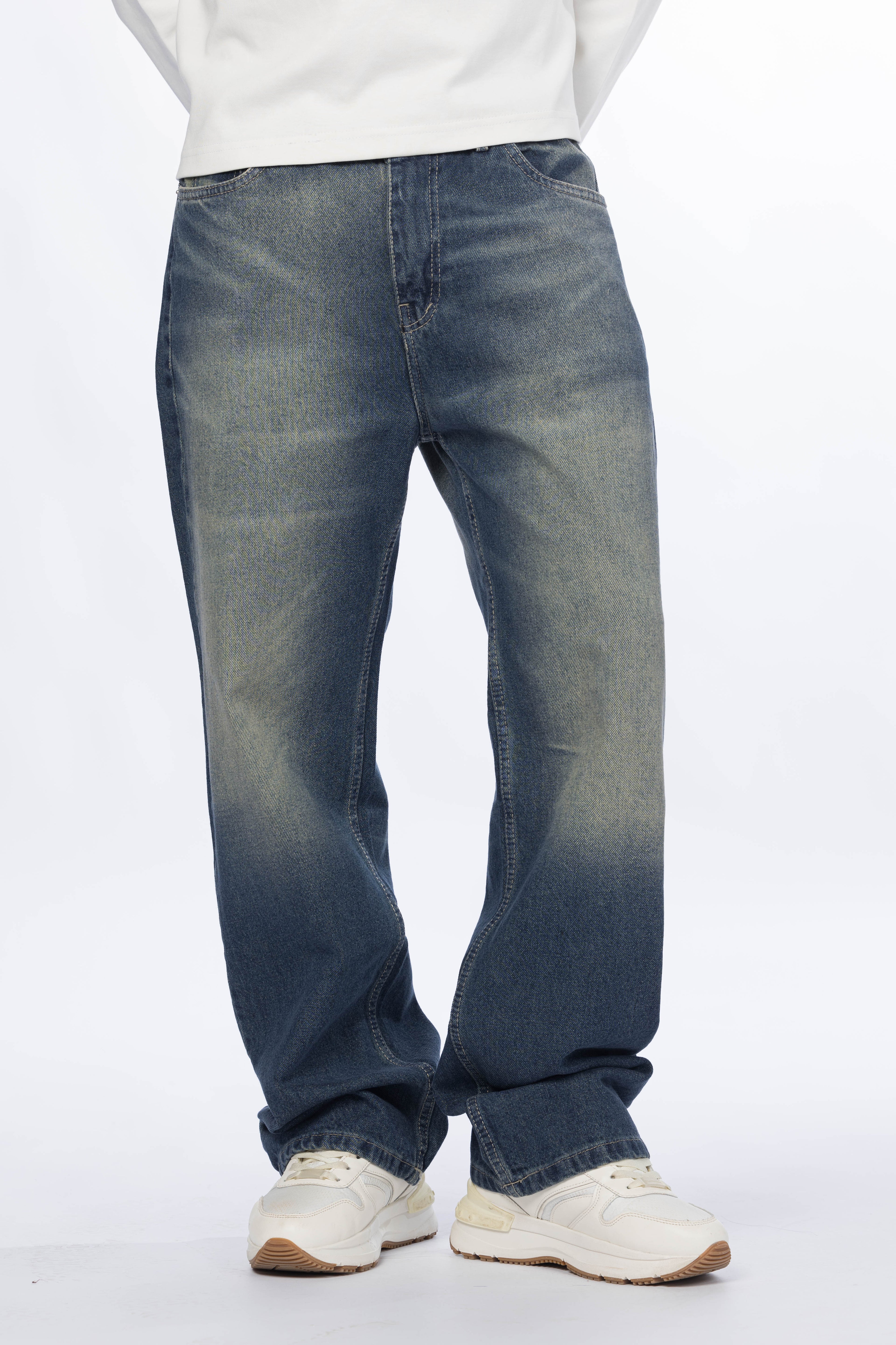 Wide Leg Jeans – Vintage Dark Blue