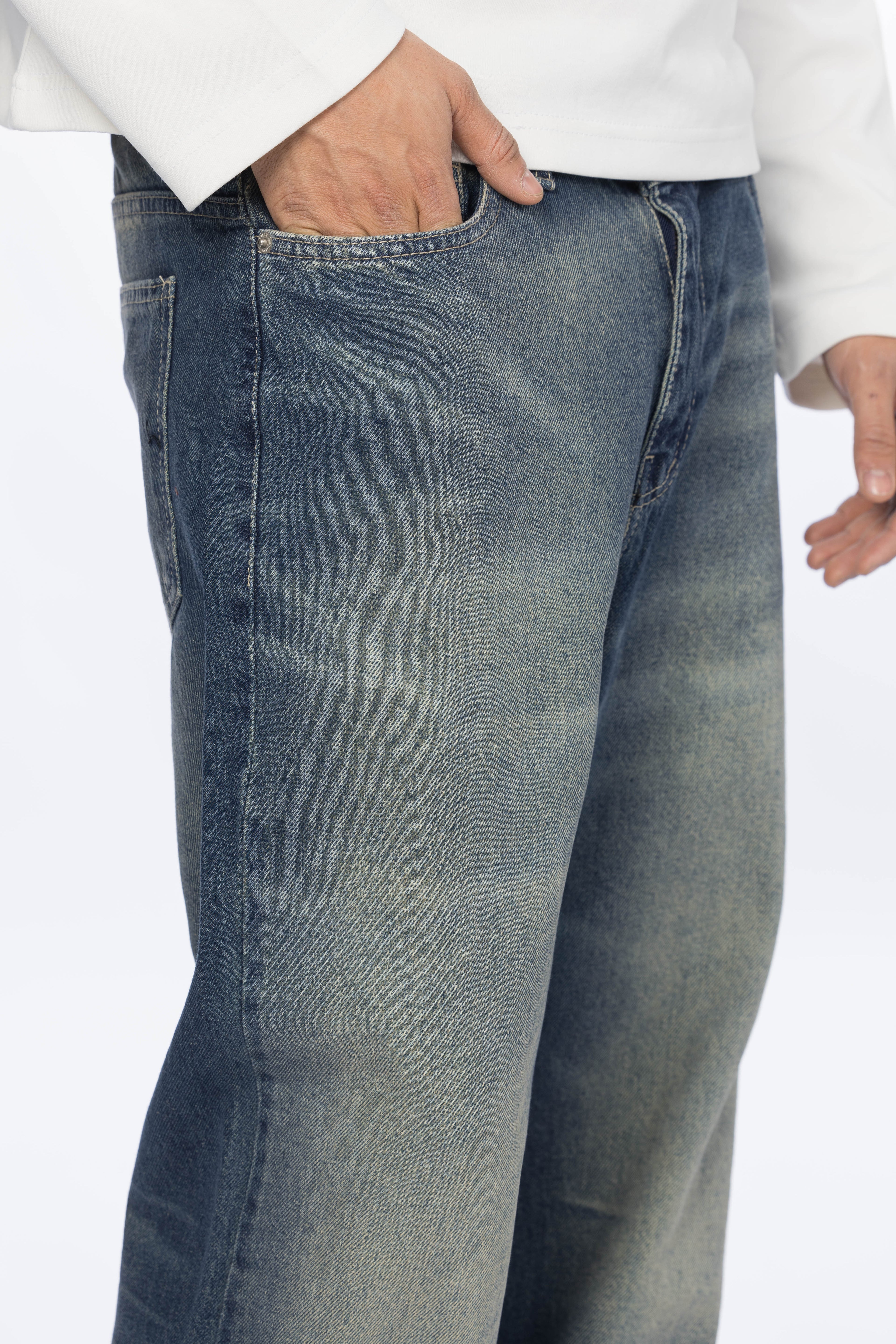 Wide Leg Jeans – Vintage Dark Blue