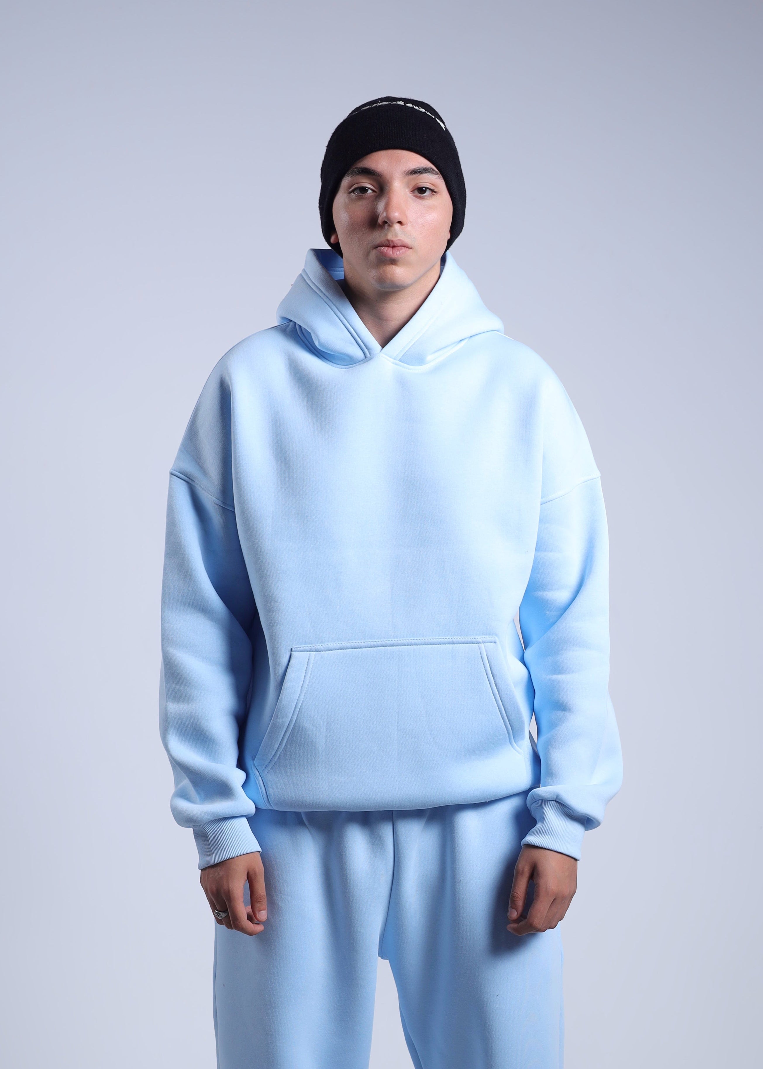 Oversized Hoodie - Baby Blue