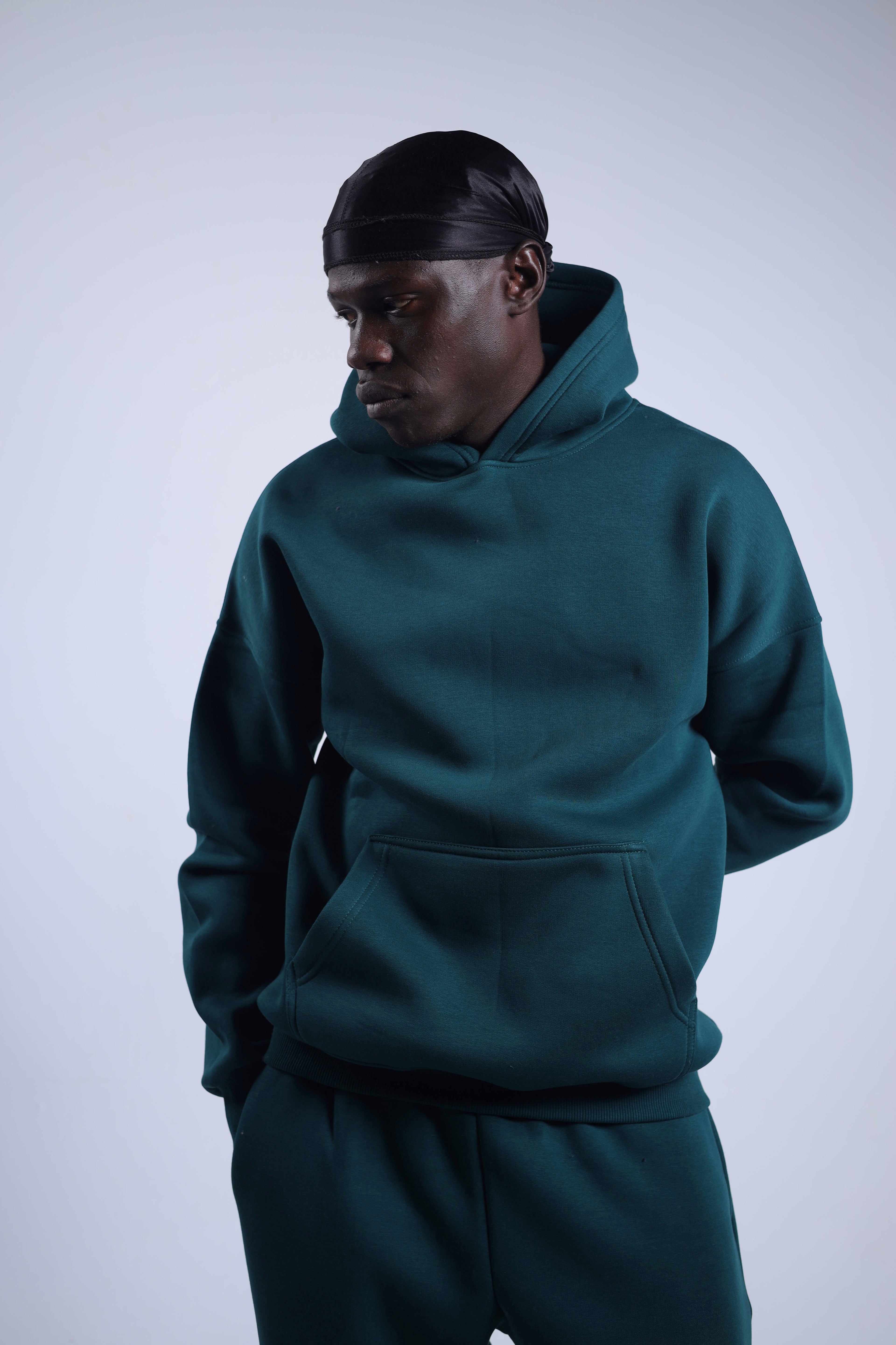 Oversized Hoodie - Petrol Green