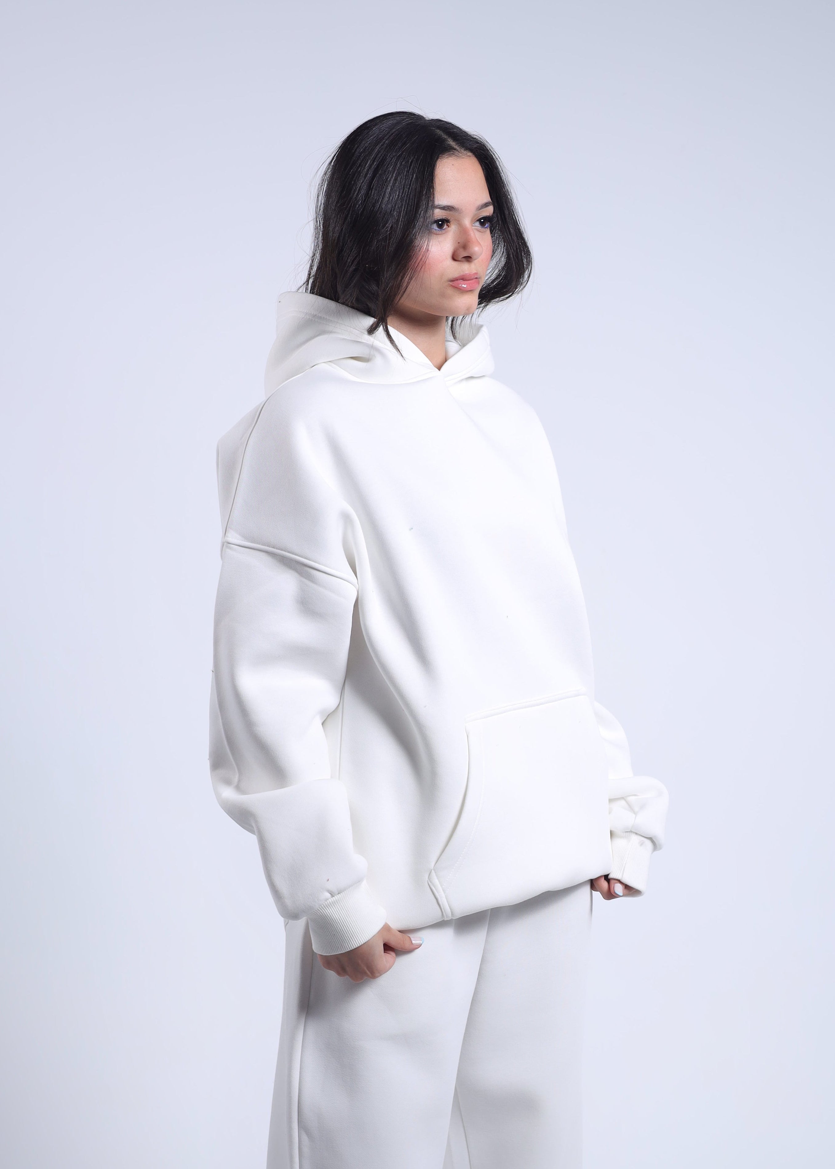 Oversized Hoodie - White