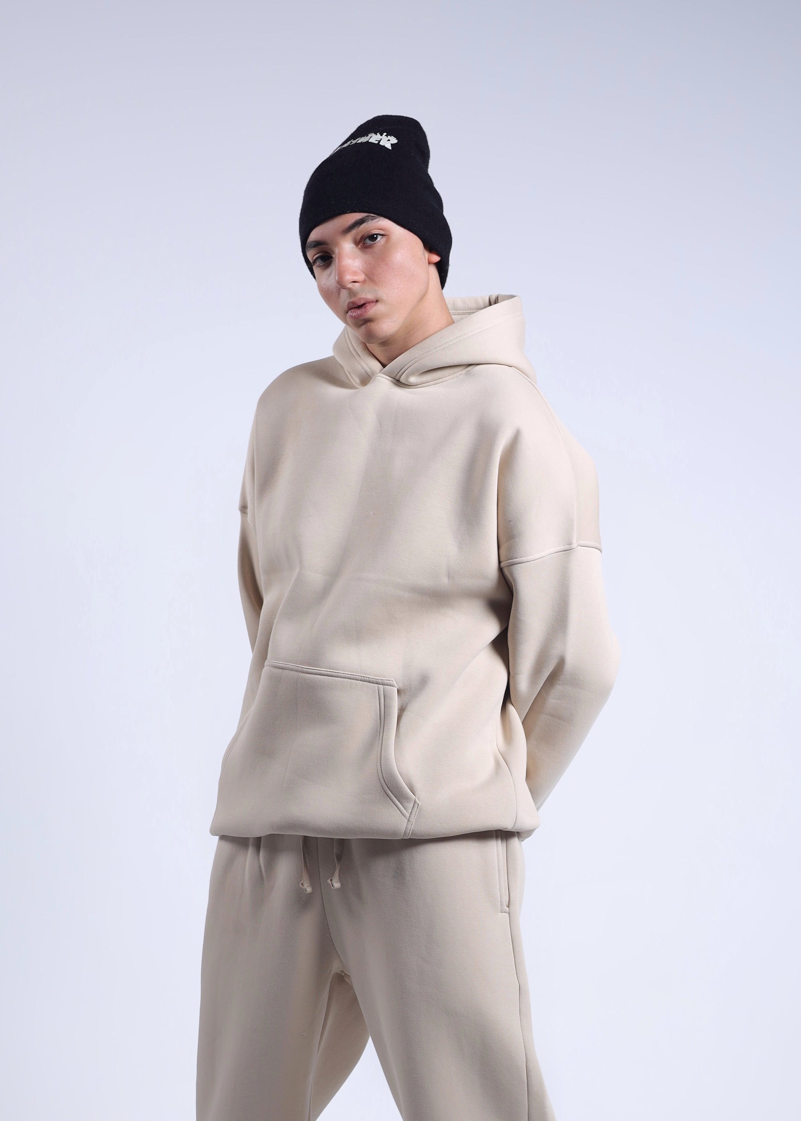 Oversized Hoodie - Beige