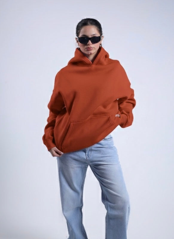 Oversized Hoodie - Terracotta