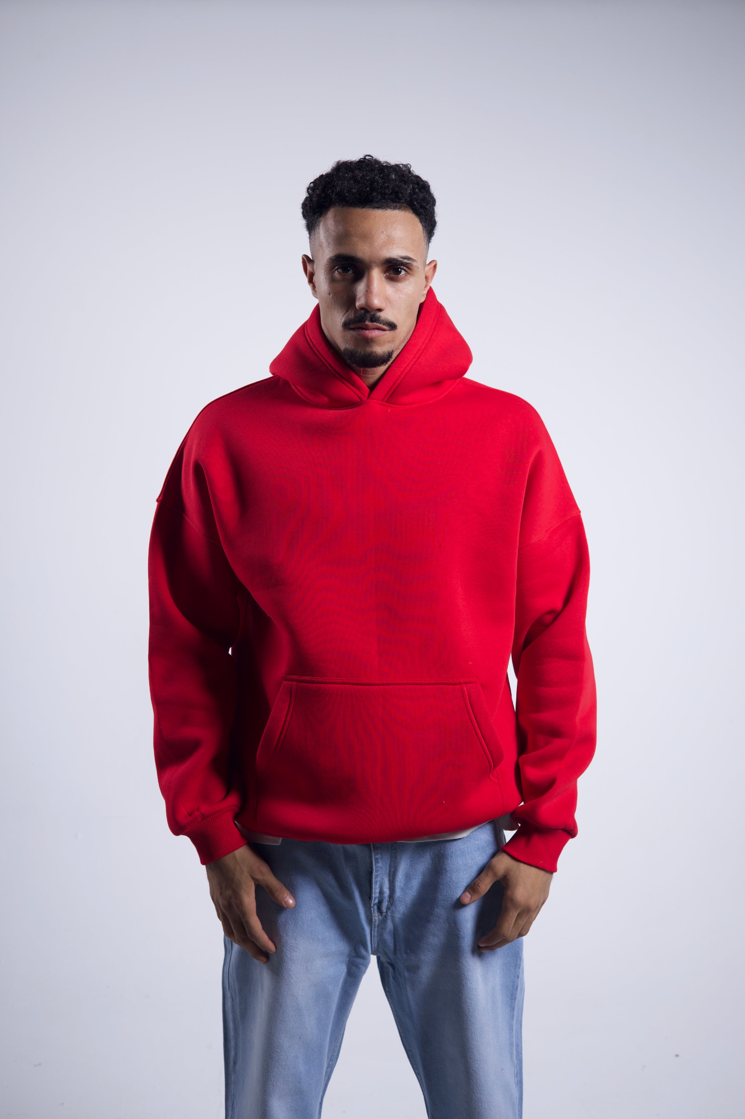 Oversized Hoodie - Red