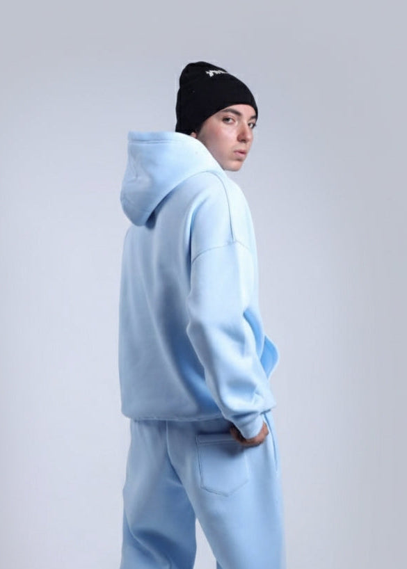 Oversized Hoodie - Baby Blue