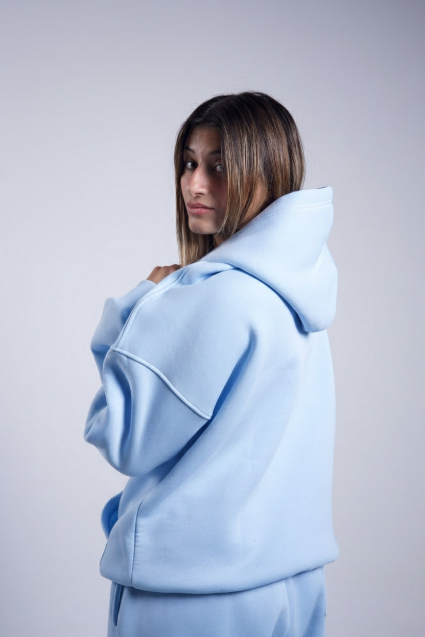 Oversized Hoodie - Baby Blue