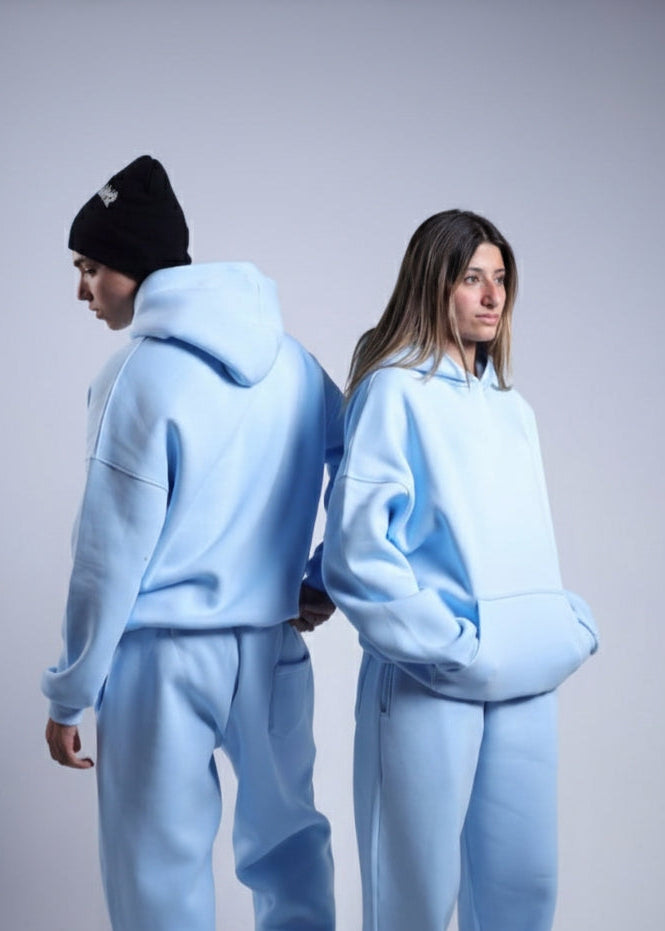 Oversized Hoodie - Baby Blue