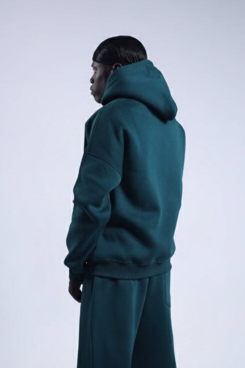 Oversized Hoodie - Petrol Green