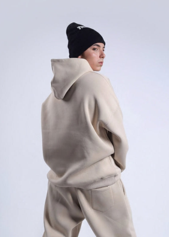 Oversized Hoodie - Beige