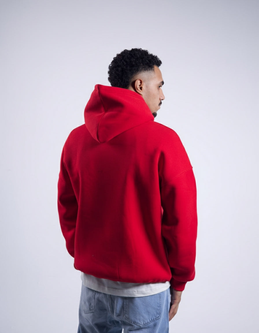 Oversized Hoodie - Red