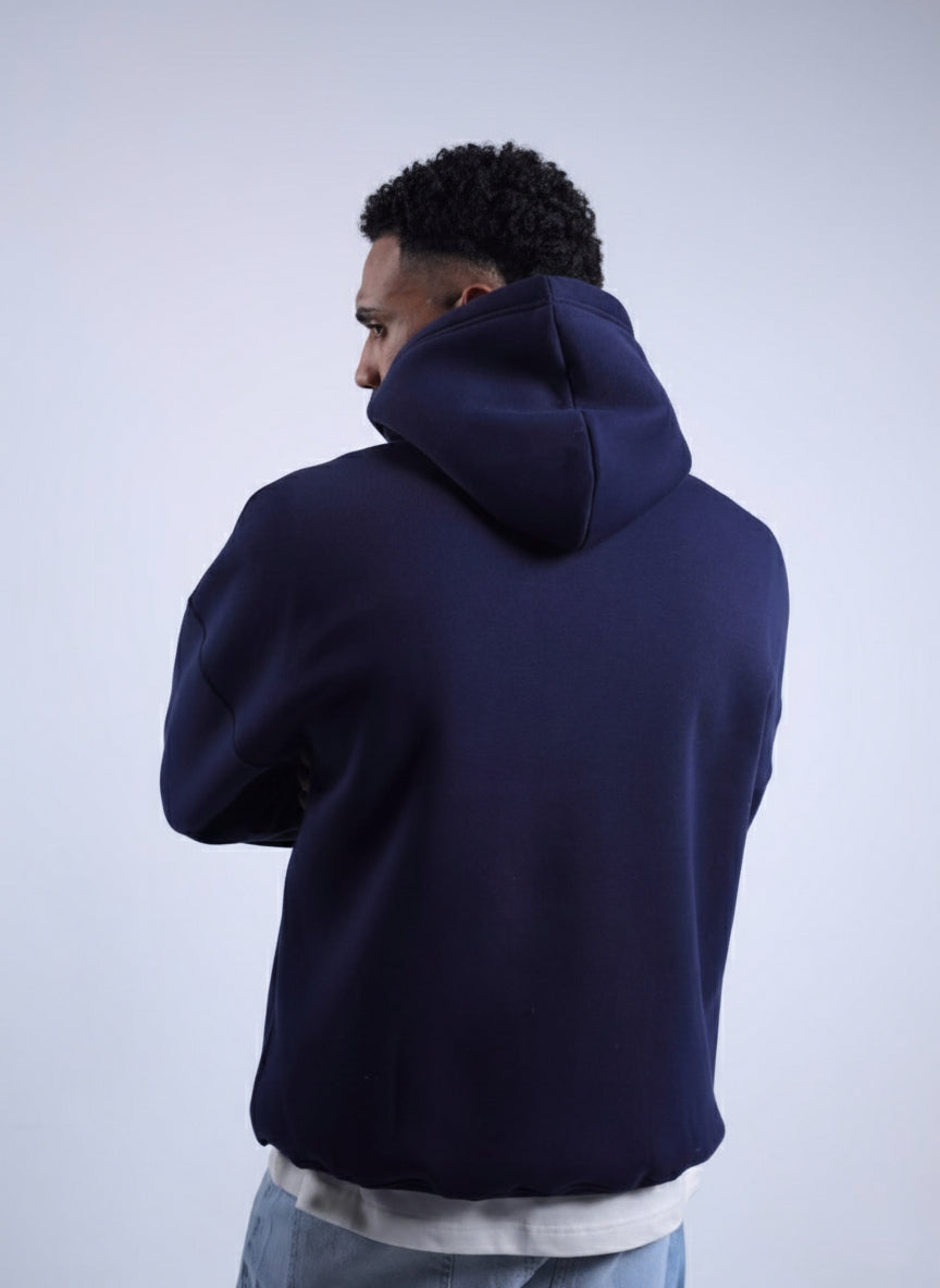 Oversized Hoodie - Navy Blue