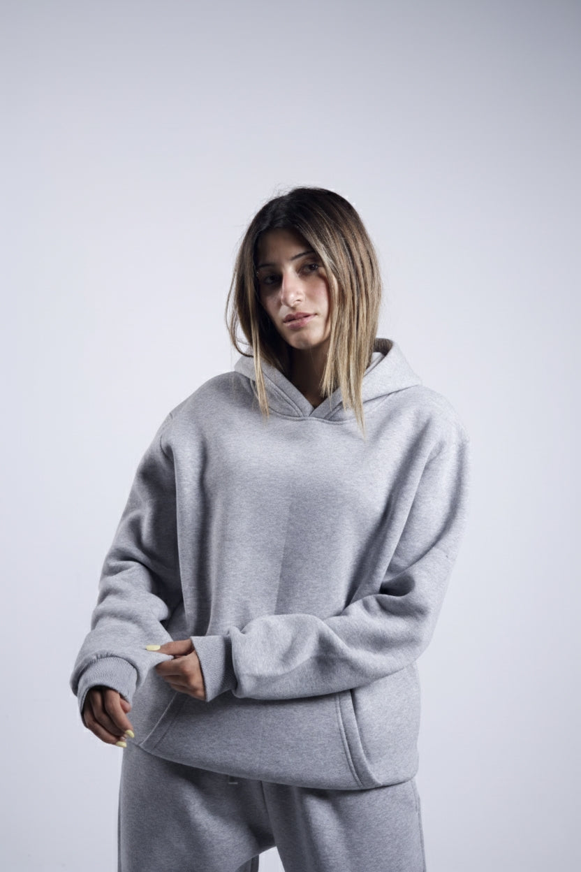 Oversized Hoodie - Ash Grey