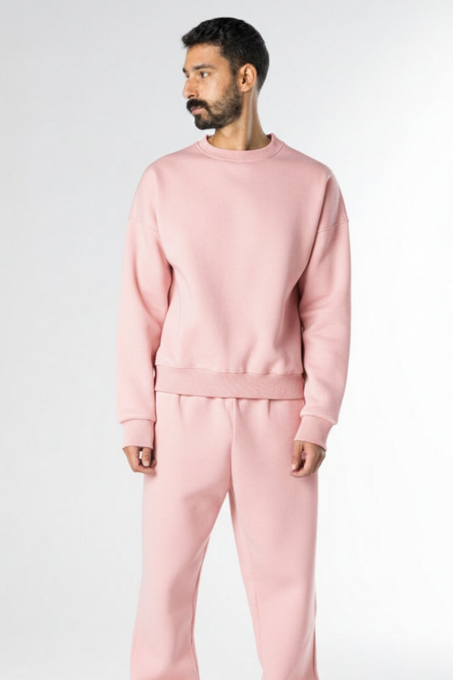 Boxy fit crewneck - Pink light