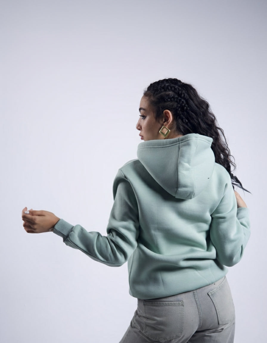 Oversized Hoodie -Pastel Mint
