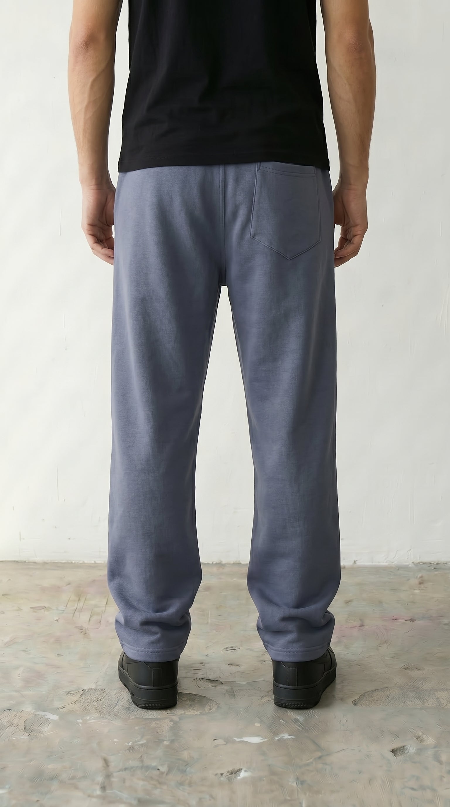 Wide Leg Sweatpants - Dark Grey