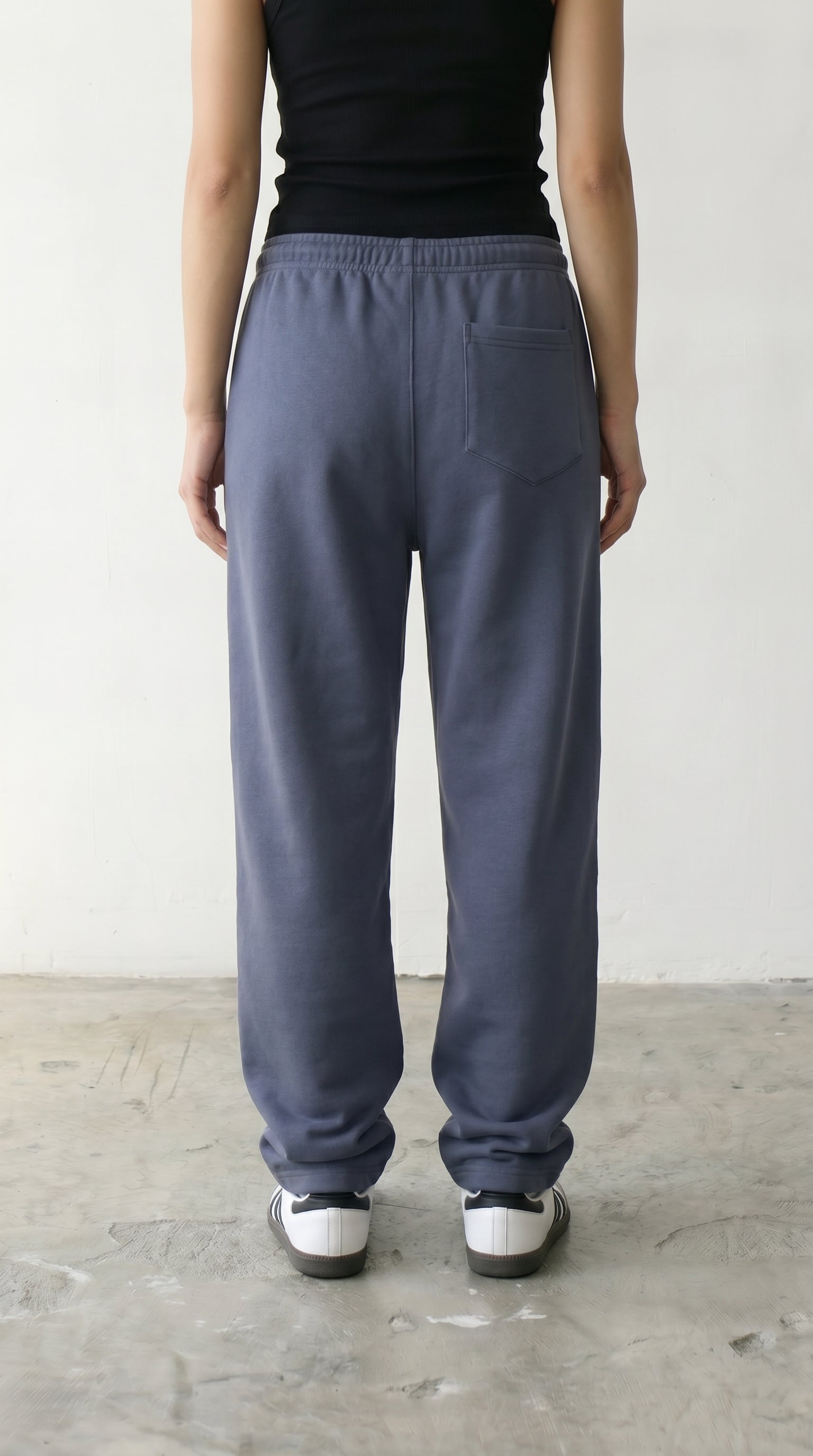 Wide Leg Sweatpants - Dark Grey