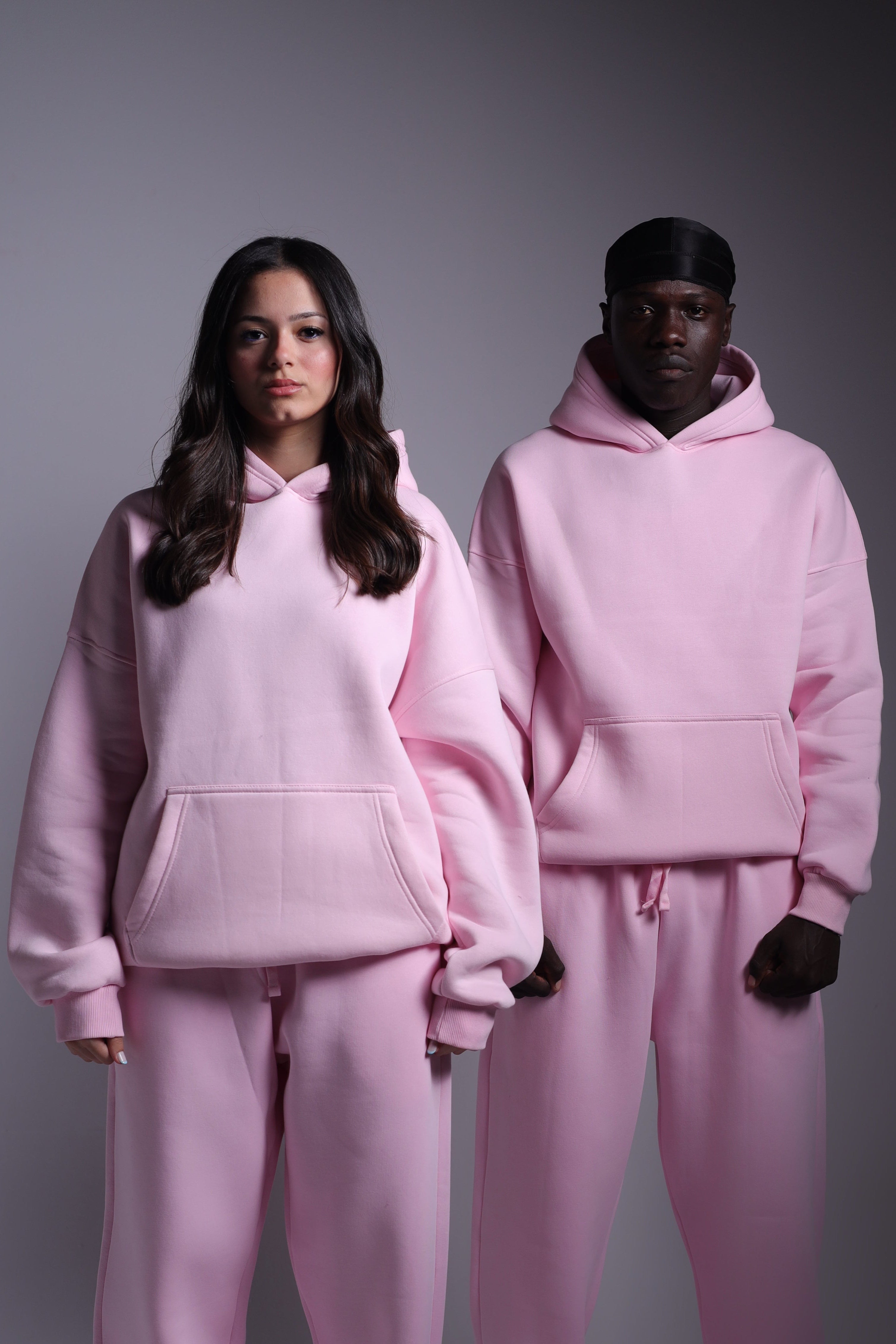 Oversized Hoodie - Pink light