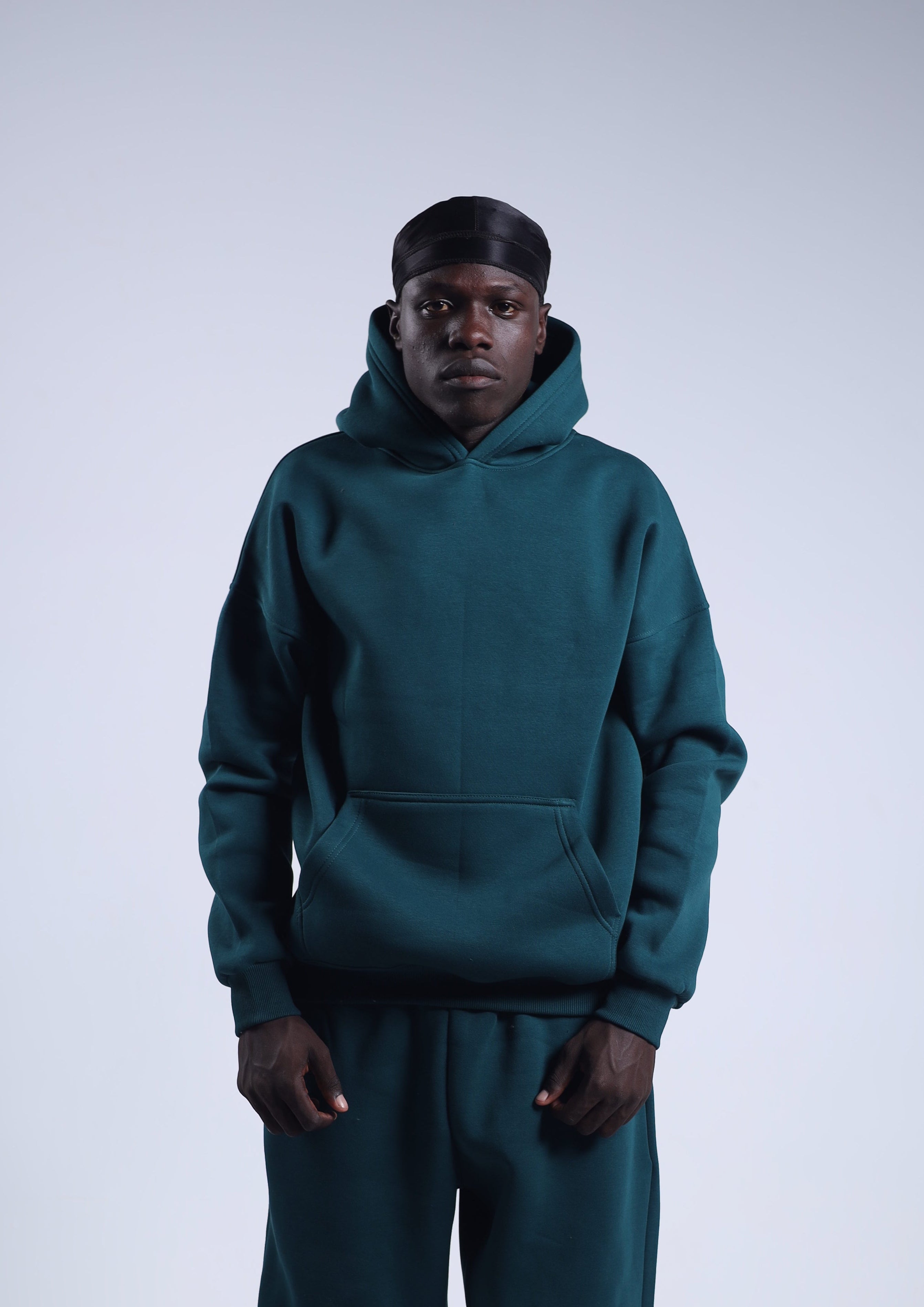 Oversized Hoodie - Petrol Green